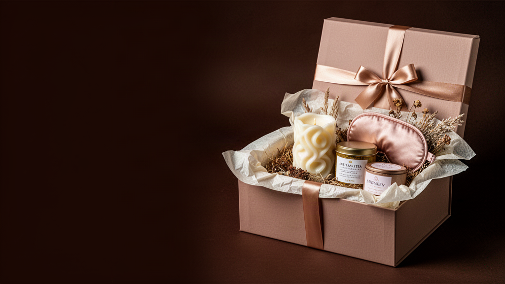Luxury gift hamper in an elegant box